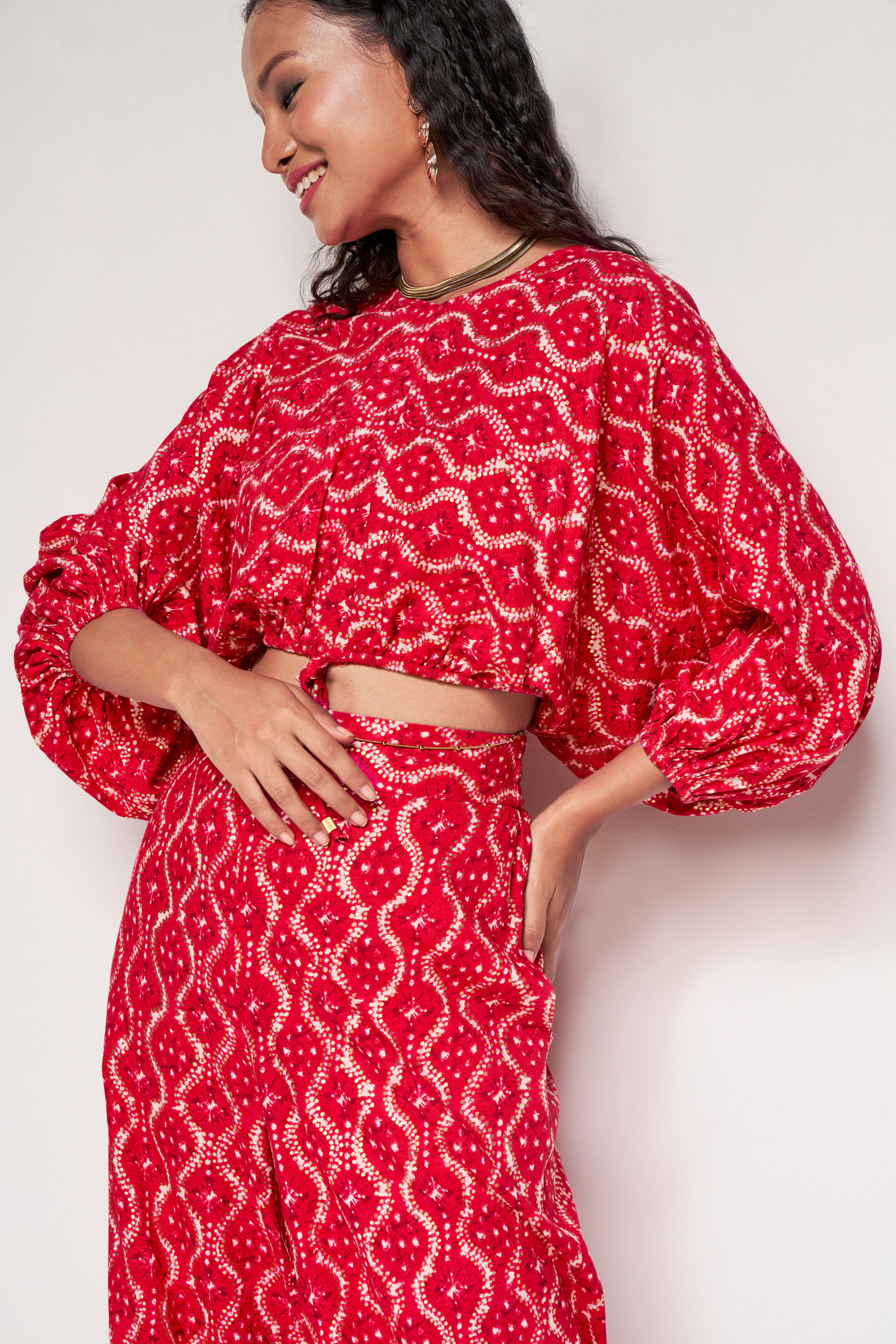 Lal Gulaab Set, Red, image 8